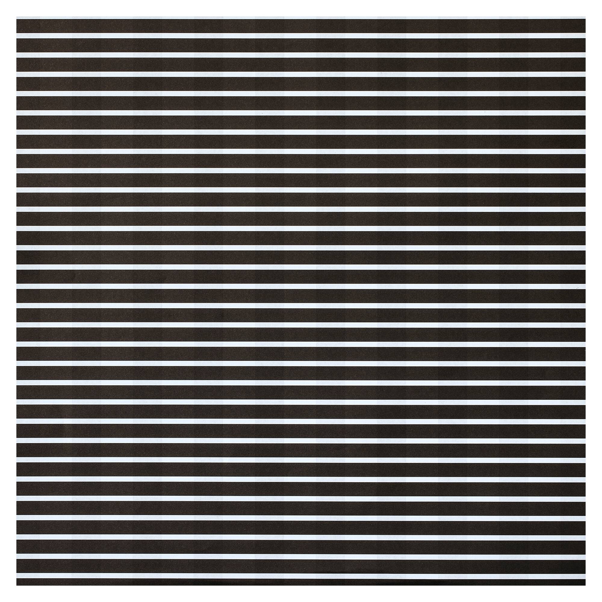 48 Pack: & White Stripe Double-Sided Cardstock Paper by Recollections